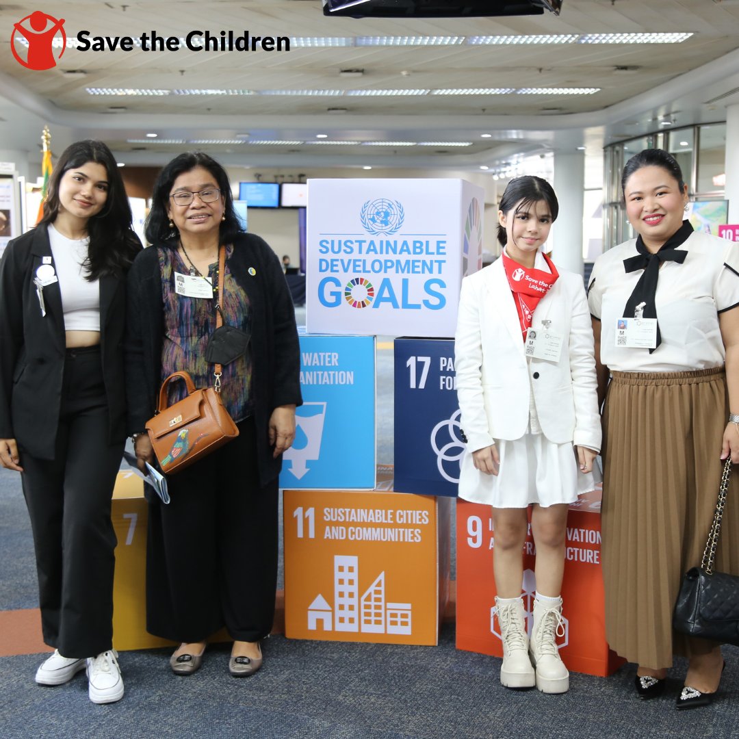 SaveChildrenPH's tweet image. Save the Children Philippines Ambassador @xiamaravigor, together with Cong. Natasha Co and other young climate campaigners from Nepal, Philippines, and Thailand campaigned for sustainable development at the #APFSD2023 in Bangkok last March 29.