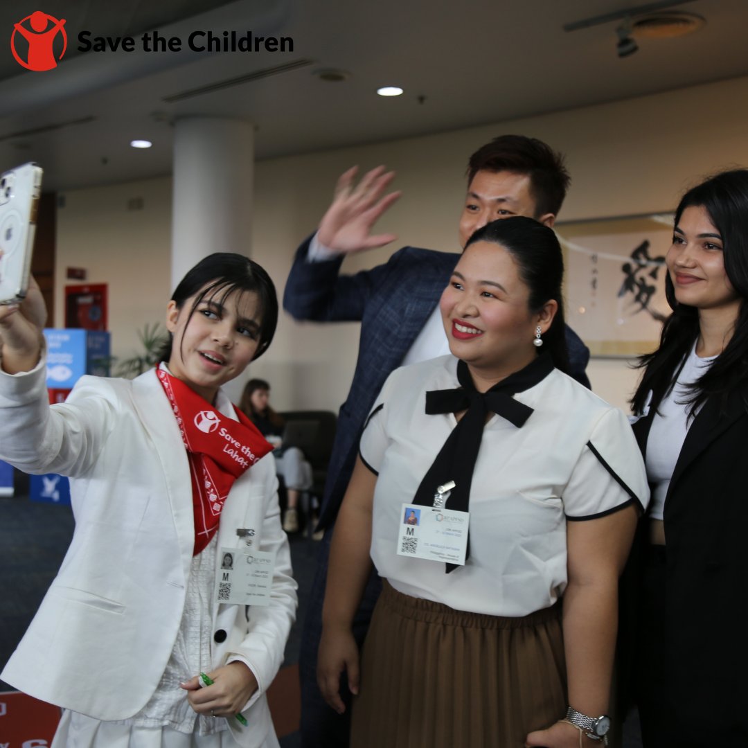SaveChildrenPH's tweet image. Save the Children Philippines Ambassador @xiamaravigor, together with Cong. Natasha Co and other young climate campaigners from Nepal, Philippines, and Thailand campaigned for sustainable development at the #APFSD2023 in Bangkok last March 29.