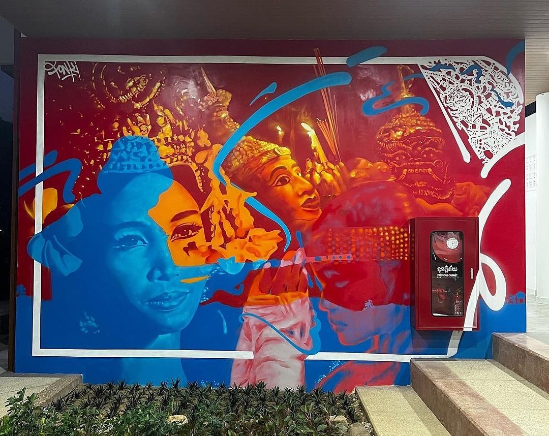 brababella's tweet photo. #Streetart by #Fonki @ #PhnomPenh, Cambodia, at #TheCanadianInternationalSchoolofPhnomPenh
More info at: https://t.co/jH2BCJ6OEa
#streetartPhnomPenh #streetartCambodia #Cambodiastreetart #arteurbana #urbanart #murals #muralism #contemporaryart #artecontemporanea https://t.co/sHjllQC66e
