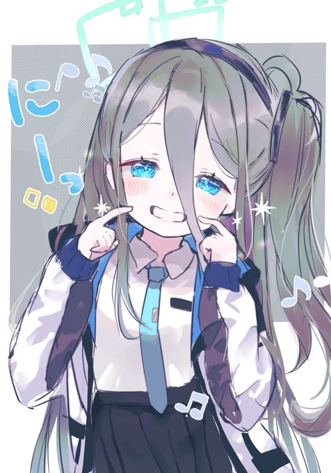 先生!疲れた時は、アリスの真似をしてくださいせーのっ#ブルアカ 