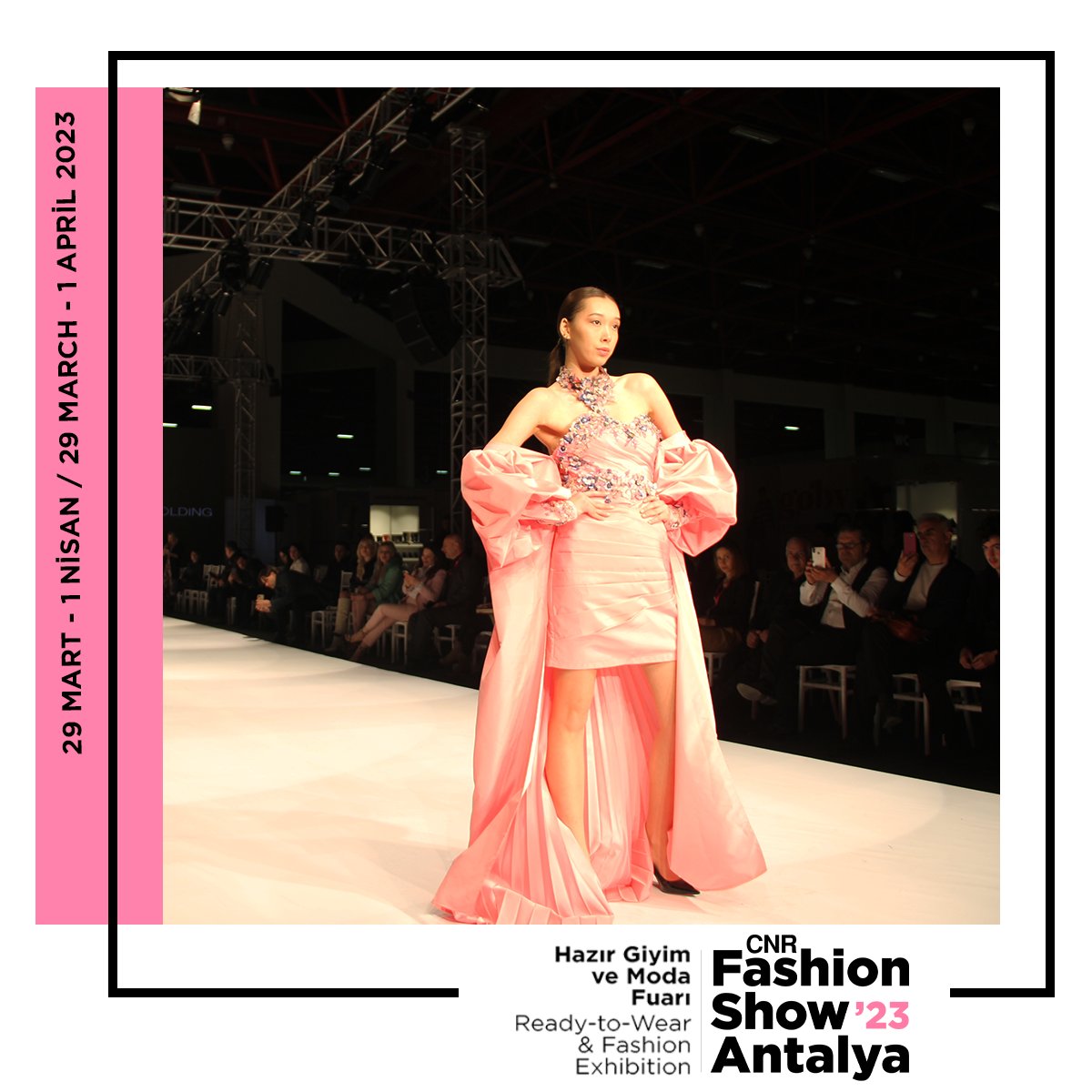 Rengarenk defileler ve sektörün liderleriyle bir araya gelme fırsatı sunan CNR Fashion Show Antalya fuarını, 1 Nisan Cumartesi gününe kadar ziyaret edebilirsiniz.

Hemen Biletinizi Alın!
bit.ly/42i2xdd

📅 29 Mart-1 Nisan 2023
📍ANFAŞ - Antalya Fuar Merkezi