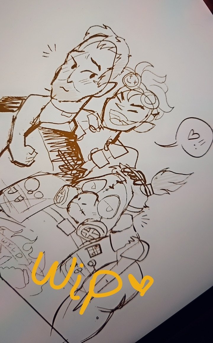 WHY DRAWING ROADHOGS MASK GOTTA BE SO HARD! I'm just gonna do my own thing idgaf at this point😂🫠
#LateNightDrawing #Sigma #Junkrat #Roadhog #sketch