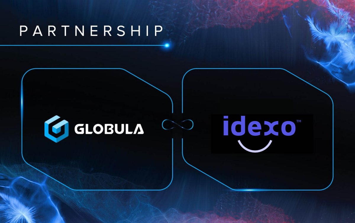 Globula_Game's tweet photo. Exciting news! 

We are happy to announce that we have started a close cooperation with @idexo_io. Thanks to Idexo's cutting-edge solutions together with @GregMarlin to bring you free SBT mints with programmable functionality and quests.

Stay tuned for our first NFT collection! https://t.co/DuFX0CqKF2