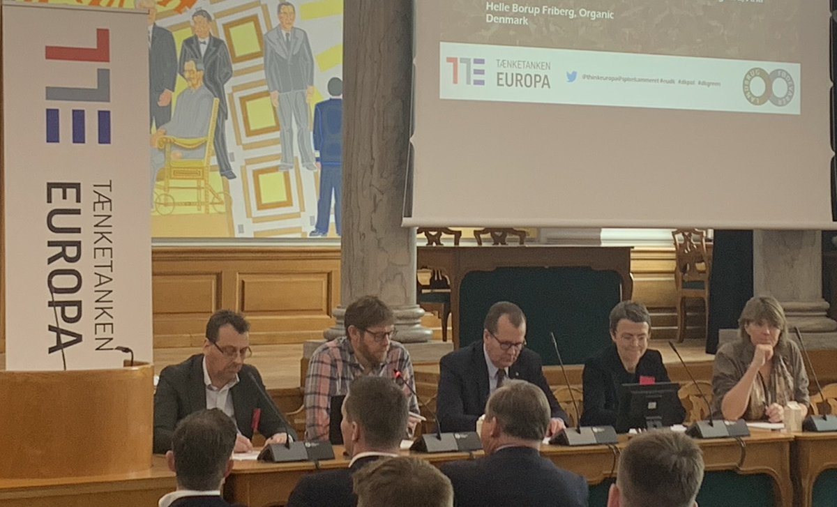 DitteBrasso's tweet photo. Claus Crone Fuglsang from @Novozymes underscores that Europe has impressive innovative power. But due to the regulative framework, it is being put to use outside of Europe @thinkeuropa @spisekammeret #eudk #Biosolutions2030 #dkgreen #dkbiz #NGT https://t.co/gSUh7cIL5Y