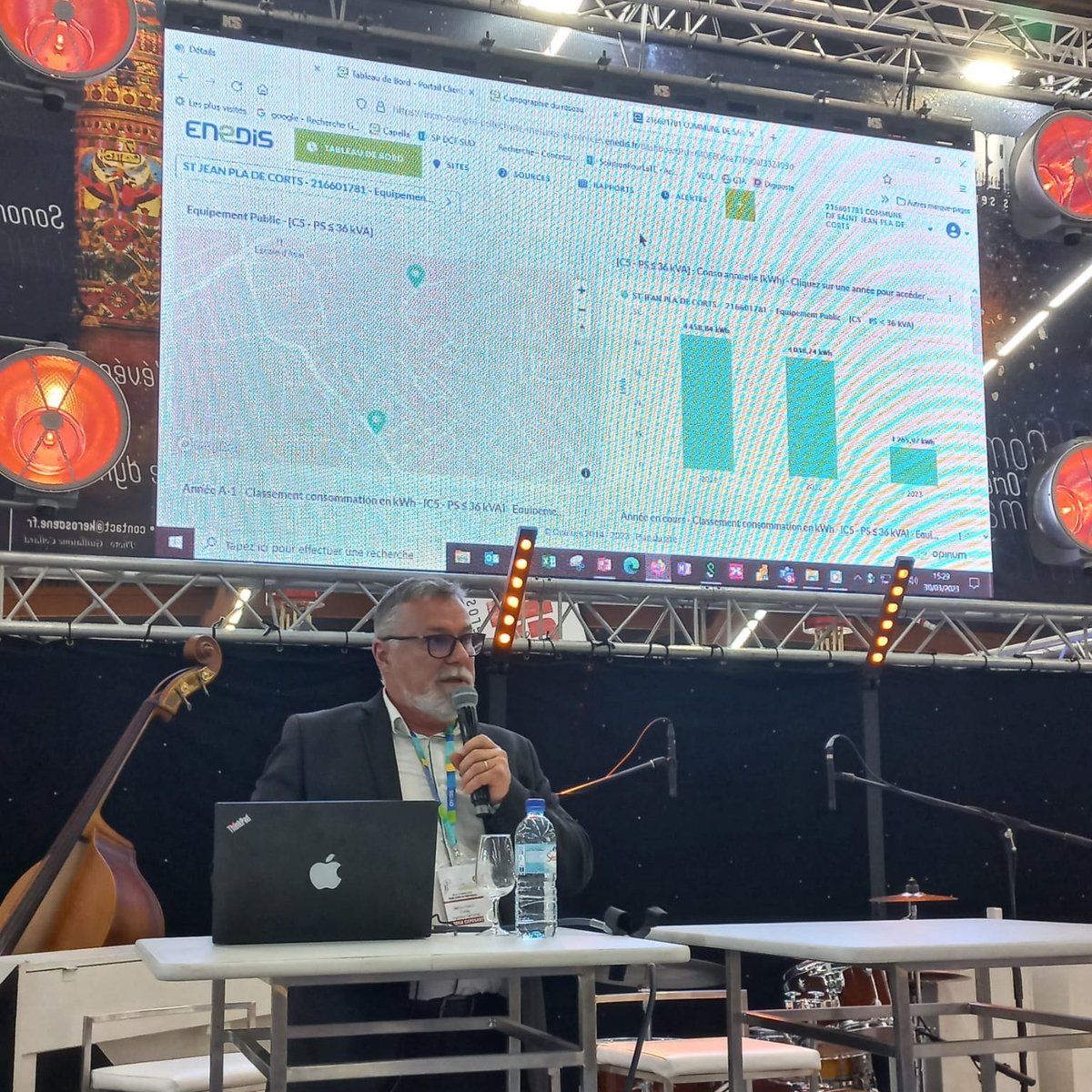 📉Historique de consommation, courbe de charge, données, cartographie, @Enedis a présenté le nouvel Espace Mesures et Services lors du Salon des Maires des #PyrénéesOrientales : un accompagnement sur mesure pour la #sobrieteEnergetique des  territoires !