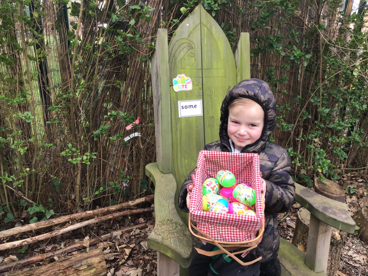 easterside_a's tweet photo. Today we found tricky words on our Easter egg hunt! It was so eggciting!!! π£π° #EastersideReading #EastersideEarlyYears https://t.co/tRaPceCdqE