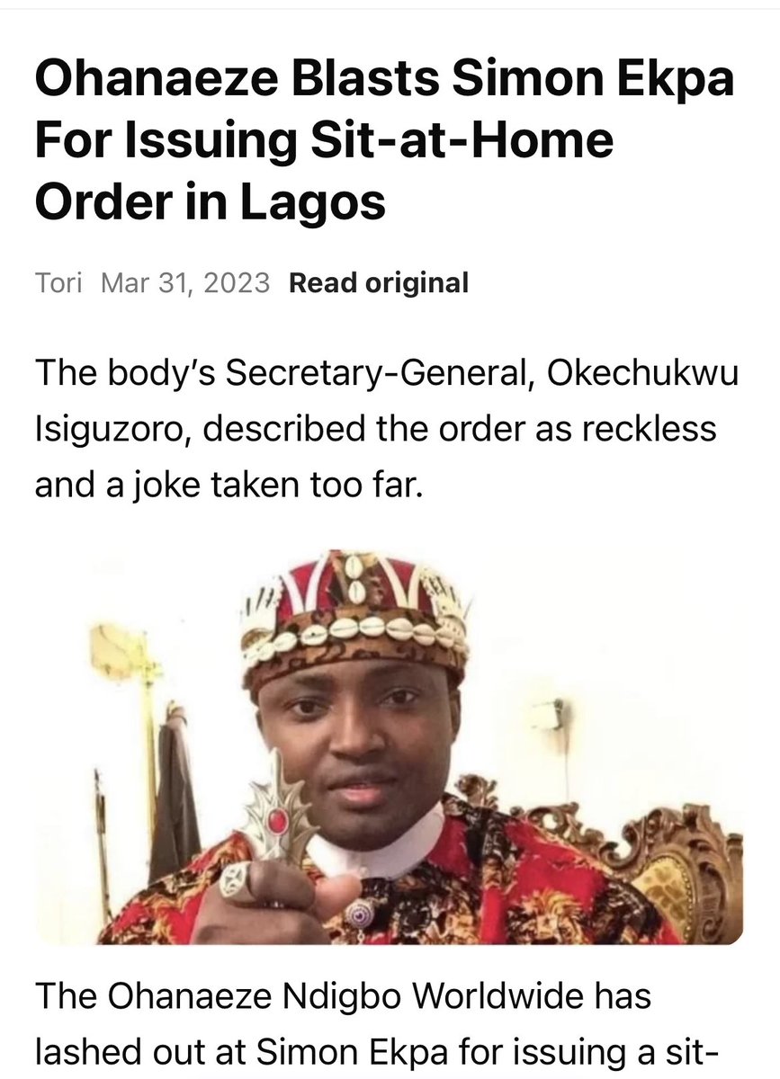 simon_ekpa's tweet photo. This same disabled man with clutches called Isiguzoro. I forgive him, he don’t know what he is doing. Since after we defeated them, he went mute, Igbos were being killed in Lagos, he was silent, igbo markets being burnt in Lagos, he was silent but immediately Simon Ekpa showed up to the challenge, Umahi asked him to make statement. Let him just be playing.