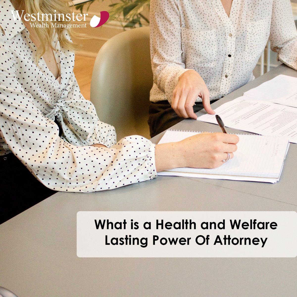 Allows you to name attorneys to make decisions about your healthcare, treatments and living arrangements if you lose the ability to make those decisions yourself.

#wealthmanagement #financialadvice #financialplanning #healthcare
