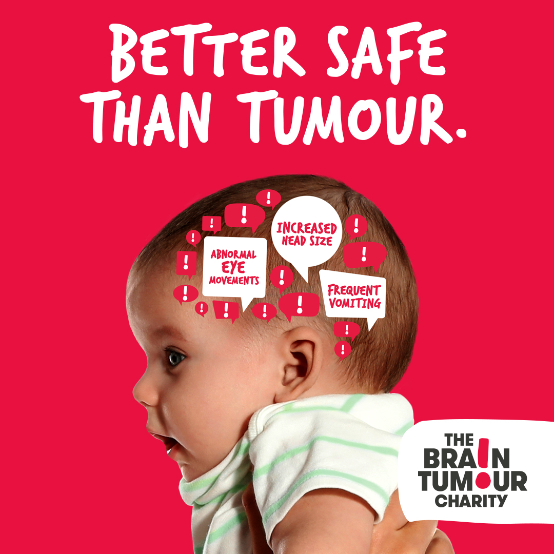 Although #BrainTumourAwarenessMonth draws to a close, brain tumours don't leave at the end of March. Know the signs and symptoms for various ages, courtesy of @BrainTumourOrg. Find out more at headsmart.org.uk

#braintumour #braintumourawareness #bettersafethantumour