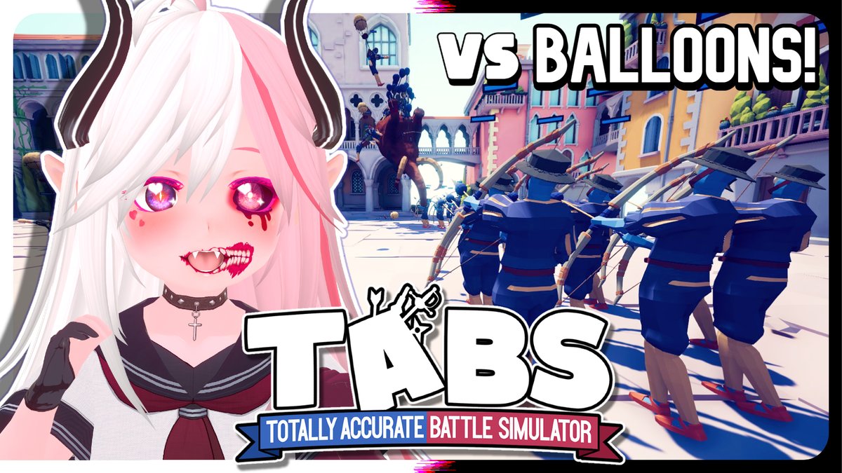 EyeOfDeus's tweet photo. In Today's Episode of Dei Completes... TABS Campaign

We are taking on the 7th Level of the Renaissance Campaign, Balloons! 

Watch it here! 
https://t.co/TExp9FtUYg

#Vtuber #ENVtuber #TABS https://t.co/IlxRVb7u7y