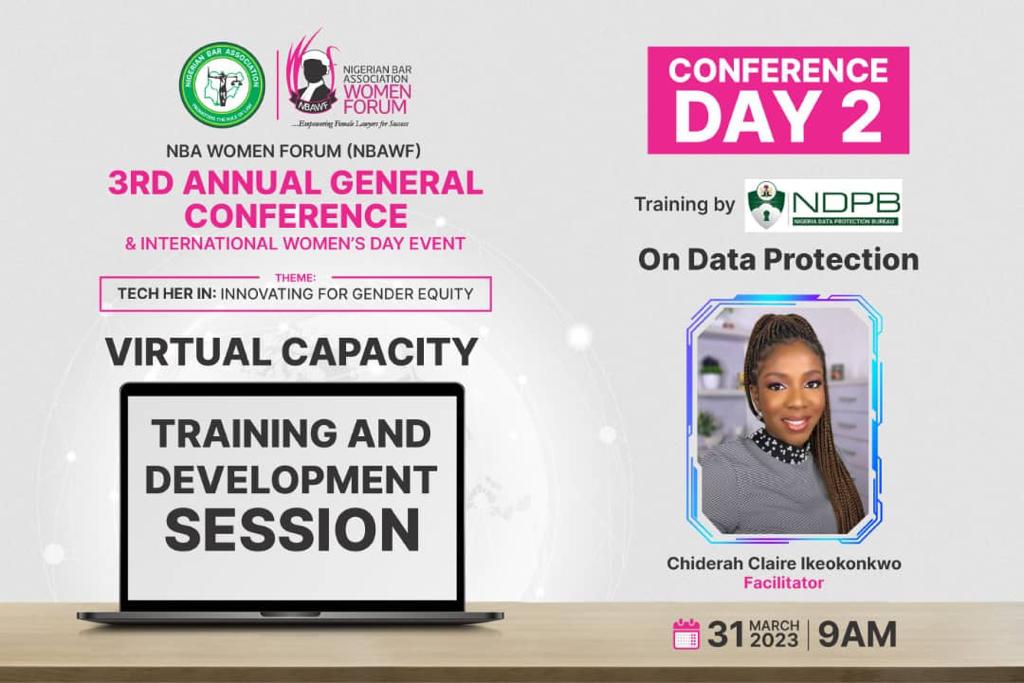 Nbawomenforum's tweet photo. We are Live
Welcome to Day 2 of the 3rd NBAWF Annual General Conference and IWD. Day 1 was filled with illuminating ideas and practice tips from our special guests & panellists.
Today's session is going to be virtual. Join here
https://t.co/qu4tMm2vap
#Techherin
#NBAWFAGC2023 https://t.co/7fLrQhBngs