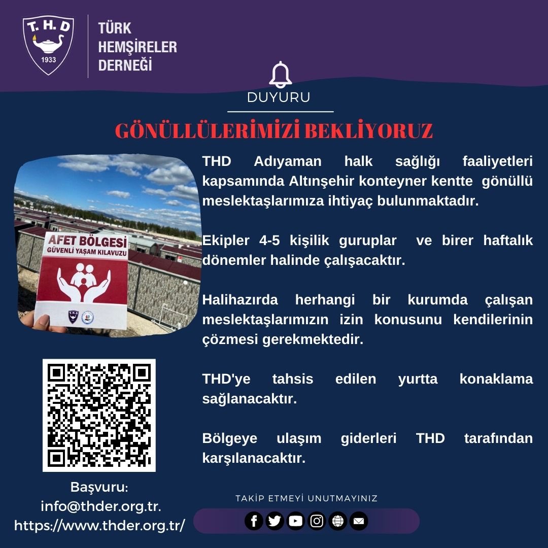 GÖNÜLLÜ MESLEKTAŞLARIMIZI BEKLİYORUZ, Başvuru; docs.google.com/forms/d/e/1FAI…