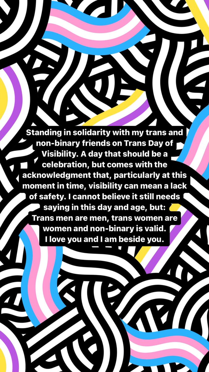 #TransDayOfVisibility 🏳️‍⚧️