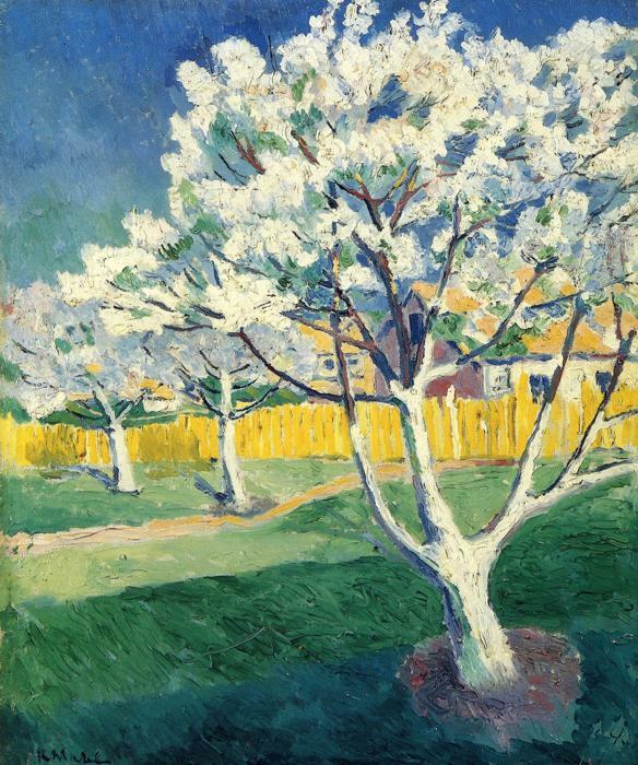 Apple Tree in Blossom #kazimirmalevich #impressionism wikiart.org/en/kazimir-mal…