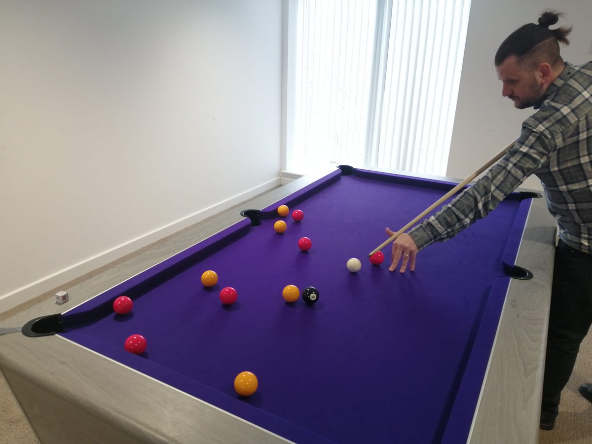 Our thanks to all who have supported us. Your donations have purchased a pool table for ETSA - 24 appartments in the Veterans Village which offers support for Veterans of working age to transition from military life to civvy street. #veteranshelpingveterans #veterans 🏴󠁧󠁢󠁳󠁣󠁴󠁿🏅🇺🇸