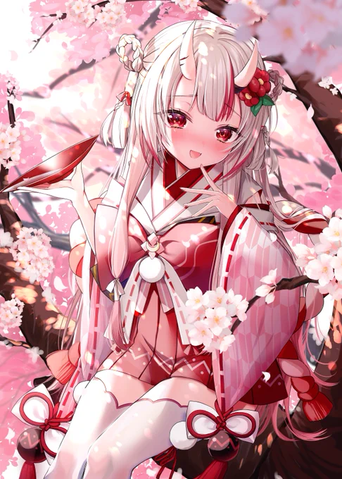 「ぜんぜん酔ってない余～」#百鬼絵巻 #百鬼あやめ新衣装 