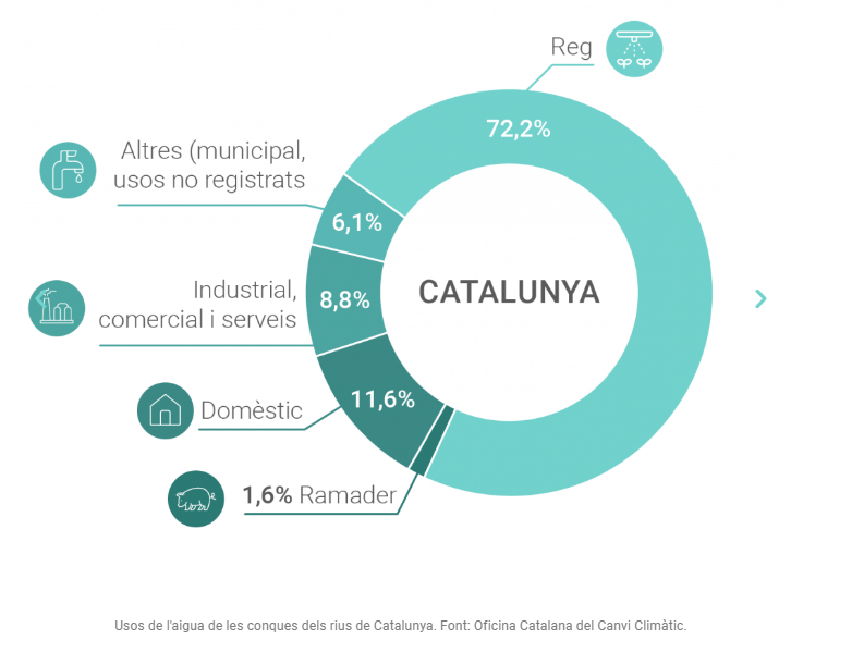 Avui se celebra una Cimera de l'#aigua al Parlament de #Catalunya amb veus polítiques, així que volem donar també una visió científica de la mà de la nostra experta Annelies Broekman ✨ Comencem remarcant que el canvi climàtic NO ho és tot, en aquesta #sequera 🧨