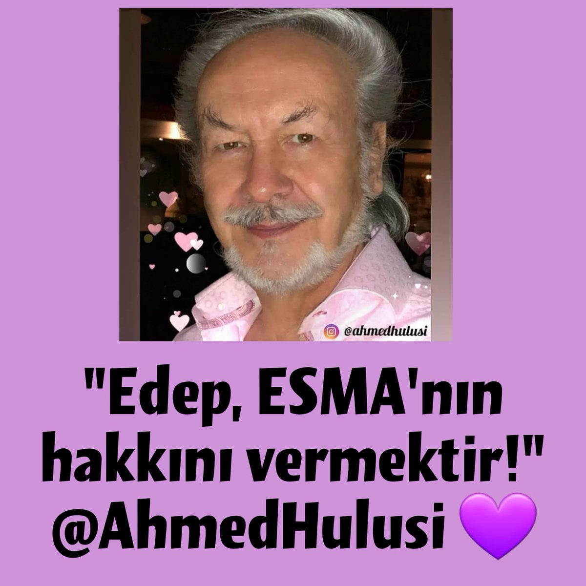 '#Edep, #ESMA 'nın hakkını vermektir!' @AhmedHulusi 💜 #AhmedHulusi #wwwahmedhulusiorg #ahmedhulusisevenleri #hayirlicumalar #Allahyolundayız #Ramadan2023 #Ramazan2023 #esmaülhüsna