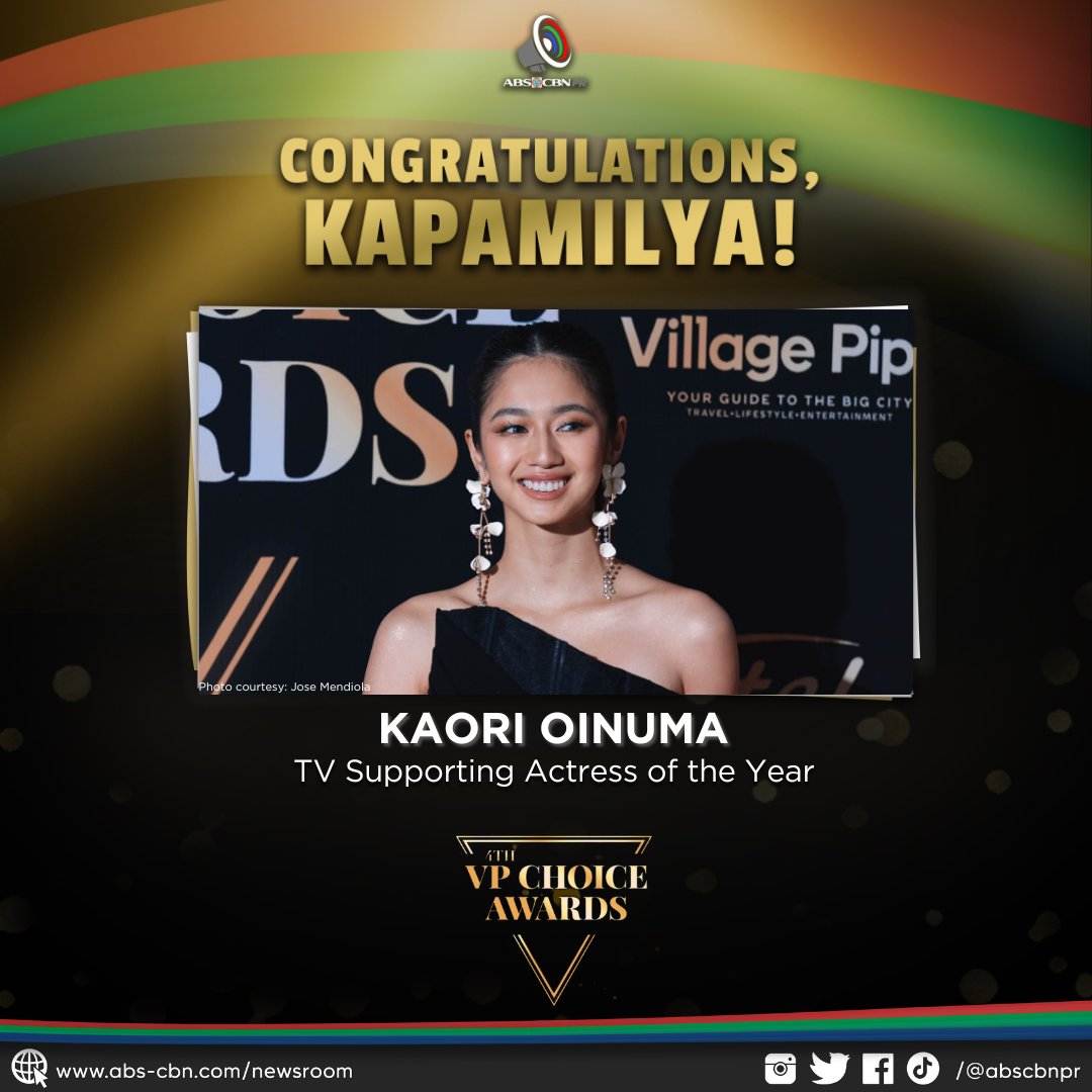 ABSCBNC0RP's tweet photo. #BGYO, #KailaEstrada, #KaoriOinuma, and #KDEstrada were recognized by the VPCA.

Congratulations, #Kapamilya! ❤️💚💙 https://t.co/b2zO1R8v24