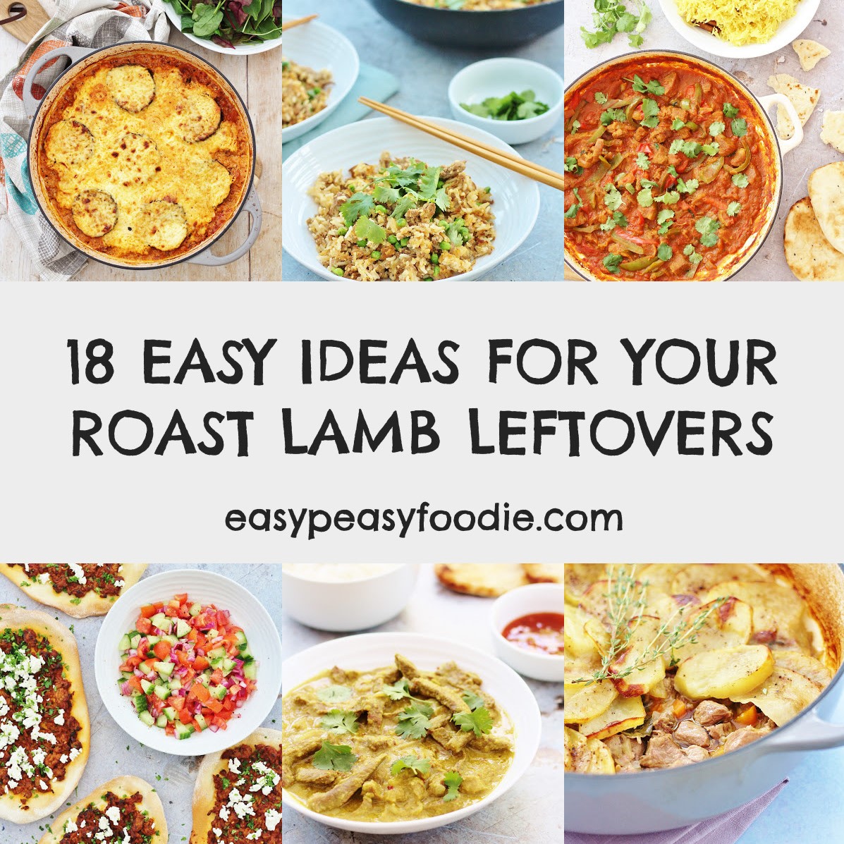 easypeasyfoodie's tweet photo. Need a few ideas for how to make the most of your leftover roast lamb? Want something a bit more inspiring than lamb sandwiches or cold meat and vegetables?

Check out these 18 Easy Ideas for your Roast Lamb Leftovers >>> https://t.co/3JQEuEWgHT

#lamb #leftoverlamb #leftovers https://t.co/qHYH412ecv