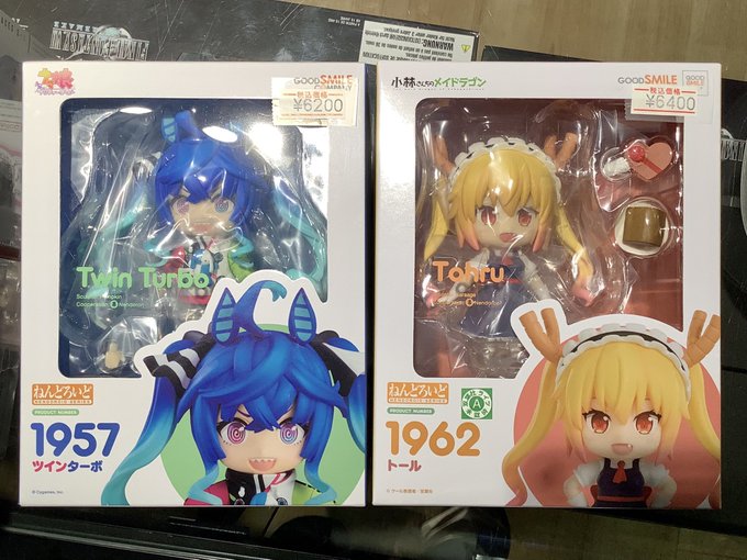 ねんどろいどウマ娘 プリティーダービー ツインターボ小林さんちのメイドラゴン トール入荷いたしました！！#まちキャラ#秋