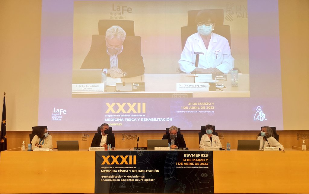 💪🏻Hoy se inaugura el XXXII Congreso de la Sociedad Valenciana de Medicina Física y Rehabilitación #svmefr23

➡️Unas jornadas organizadas por la <a href="/svmefr/">SVMEFR</a> que tienen como temas centrales la Prehabilitación quirúrgica y el Estudio de los movimientos anormales