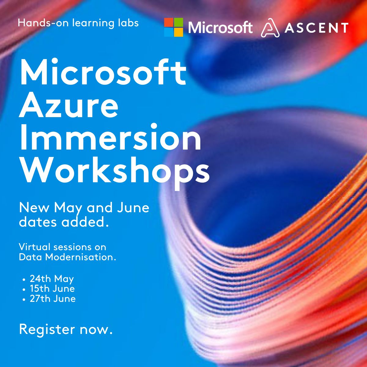 Data Modernisation Azure Immersion Workshops are open for registration now. Explore best practices for migrating and modernising applications &amp; databases to Azure and utilising Azure Arc, Azure SQL and open-source databases on #Azure. Pre-register now: hubs.li/Q01JMYBz0