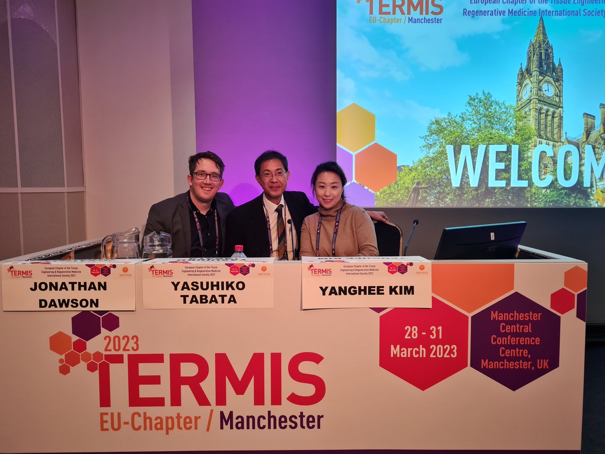 Yanghee Kim (@dryangheekim) on Twitter photo Amazing opportunity to chair a session with my PhD and postdoc supervisors at the <a href="/TermisEU2023/">TERMIS EU 2023 Manchester</a> meeting.
Enjoyed and learned a lot! Amazing opportunity to chair a session with my PhD and postdoc supervisors at the <a href="/TermisEU2023/">TERMIS EU 2023 Manchester</a> meeting.
Enjoyed and learned a lot!