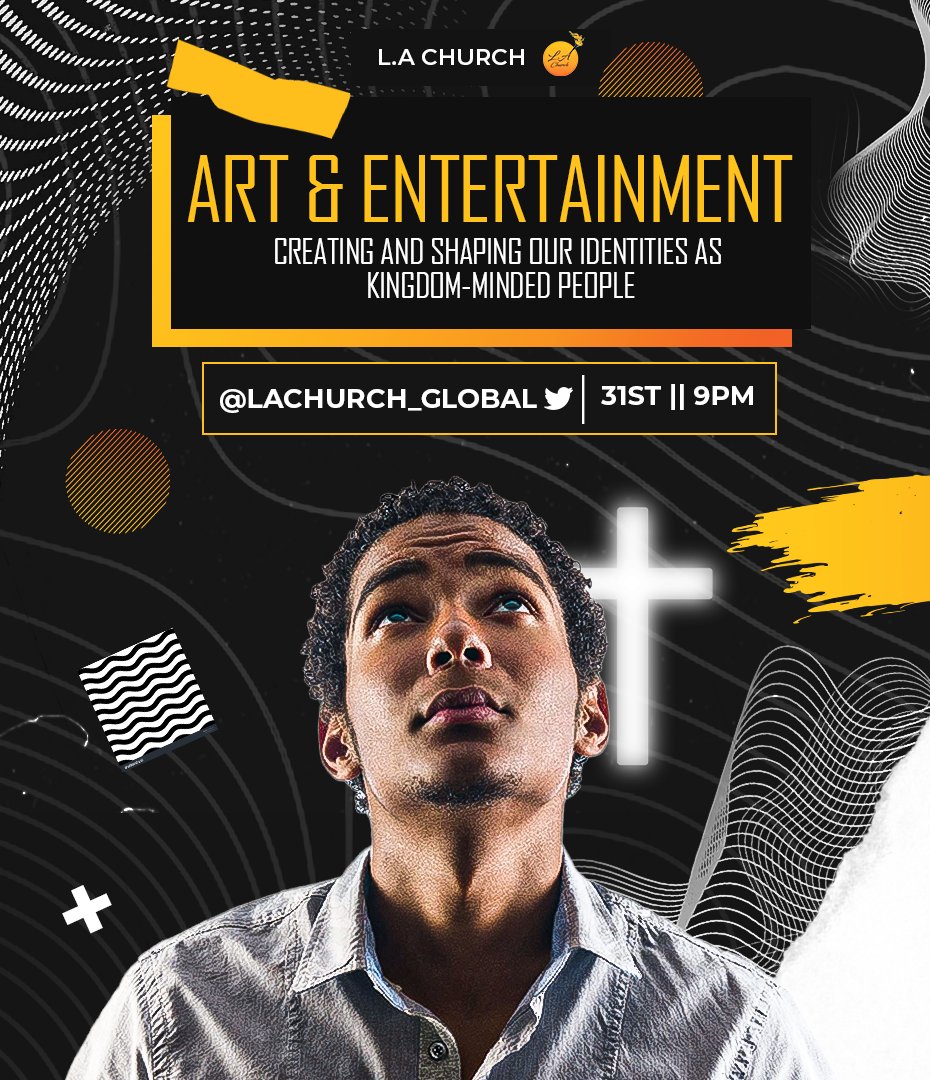 lachurch_global's tweet photo. The role Art and Entertainment has played in the life of Gen Z can not be overemphasized! 

One of the spheres of influence God wants us to take as believers is the mountain of Entertainment. https://t.co/QJYm1aFqgc