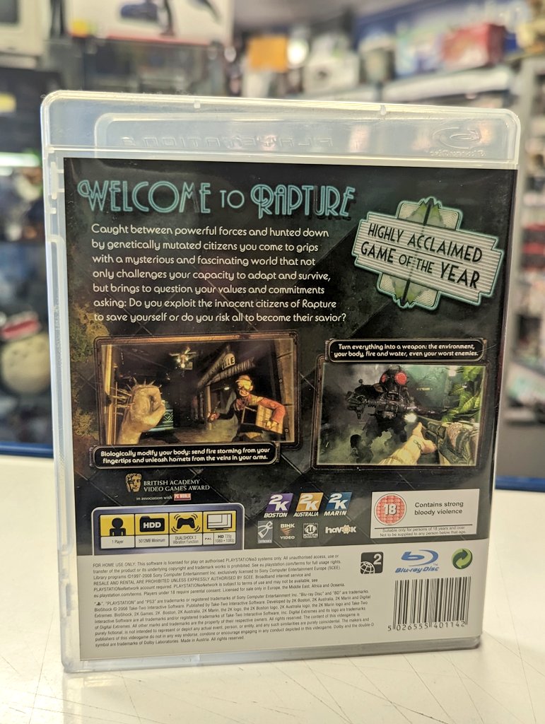 GyoJvfr's tweet photo. 🔥Petit concours🔥
A gagner : Un jeu BioShock dédicacé et appartenant au support 2K Games✍️
👉 Une pièce inutile et rare donc : indispensable
👉 Follow + RT @GyoJvfr
👉 Tirage le 05/03/23 https://t.co/R35OcbA2OD