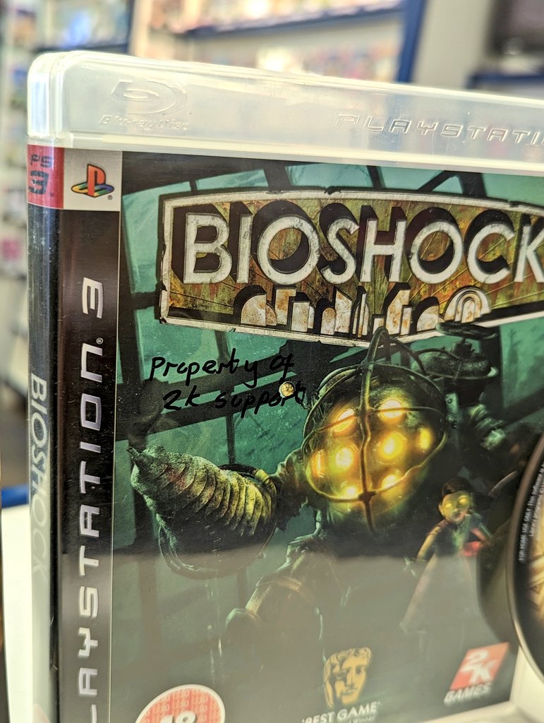 GyoJvfr's tweet photo. 🔥Petit concours🔥
A gagner : Un jeu BioShock dédicacé et appartenant au support 2K Games✍️
👉 Une pièce inutile et rare donc : indispensable
👉 Follow + RT @GyoJvfr
👉 Tirage le 05/03/23 https://t.co/R35OcbA2OD