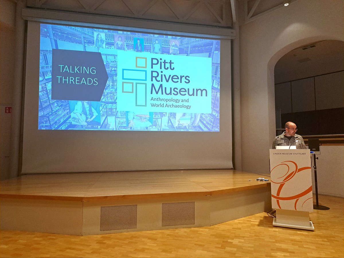 takingcare_prj's tweet photo. #livetweet
@LindenMuseum Ws in the last talk of the workshop
Jeremy Uden head of conservation @Pitt_Rivers is speaking about the
'Talking Threads projects'
An digital collaborative exchange project with communities from
Nagaland, Palastine and Canada .
#talkingthreads https://t.co/1Oykllanx9