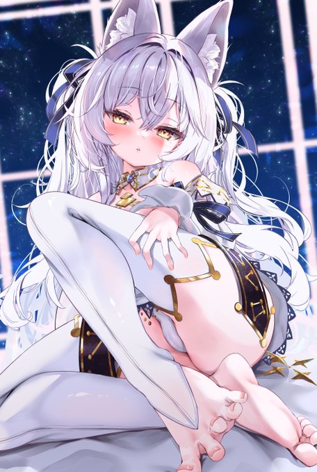 #今月描いた絵を晒そう 
銀髪✨✨✨ 