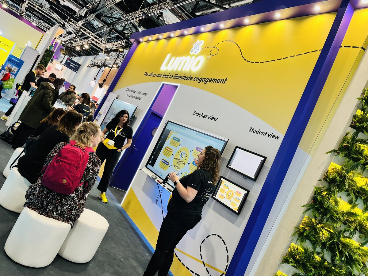 Dannyangus902's tweet photo. Last day of BETT 2023. Stop by to chat with @LumioSocial team. #Bett2023 https://t.co/l207AKoCGj