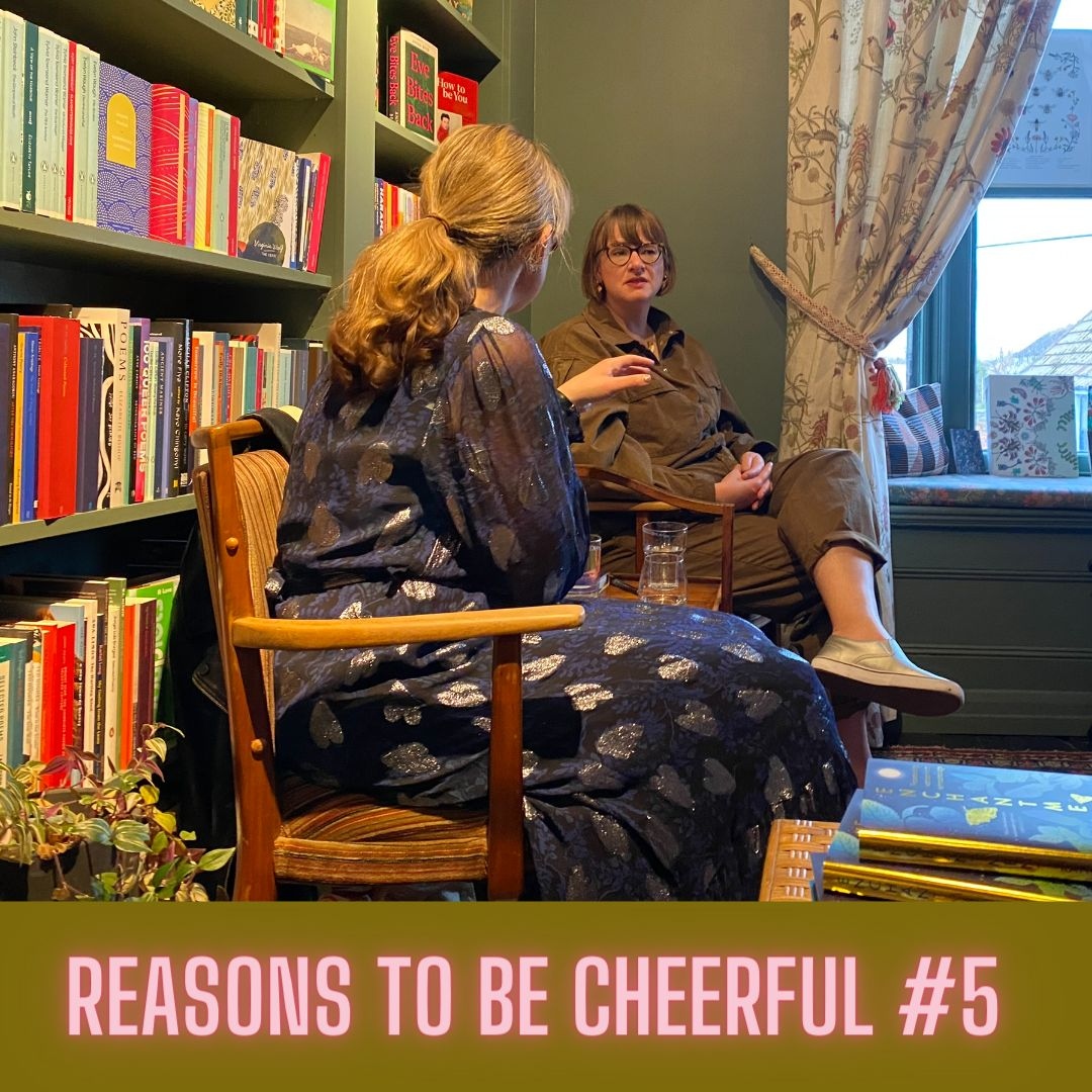 Last night went to a delightful conversation between authors Katherine May and Daisy Buchanan at @harbourbooks in Whitstable. ⁠So #5 is independent bookshops and their hard-working owners. Clare Connerton hosted with style, and her shop is beautiful. ⁠Support it! ⁠ ⁠