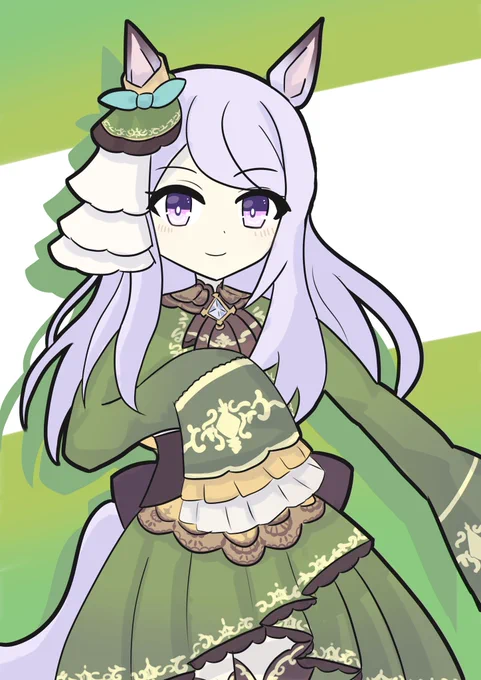 ダイヤちゃんの勝負服を着たマックイーン#ウマ娘 #メジロマックイーン 