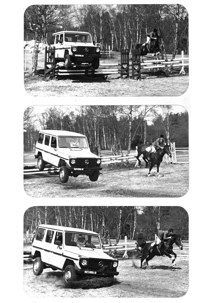 Highlights from our archive: Clearing every hurdle with the Mercedes-Benz G-Class 😉 #MBclassic