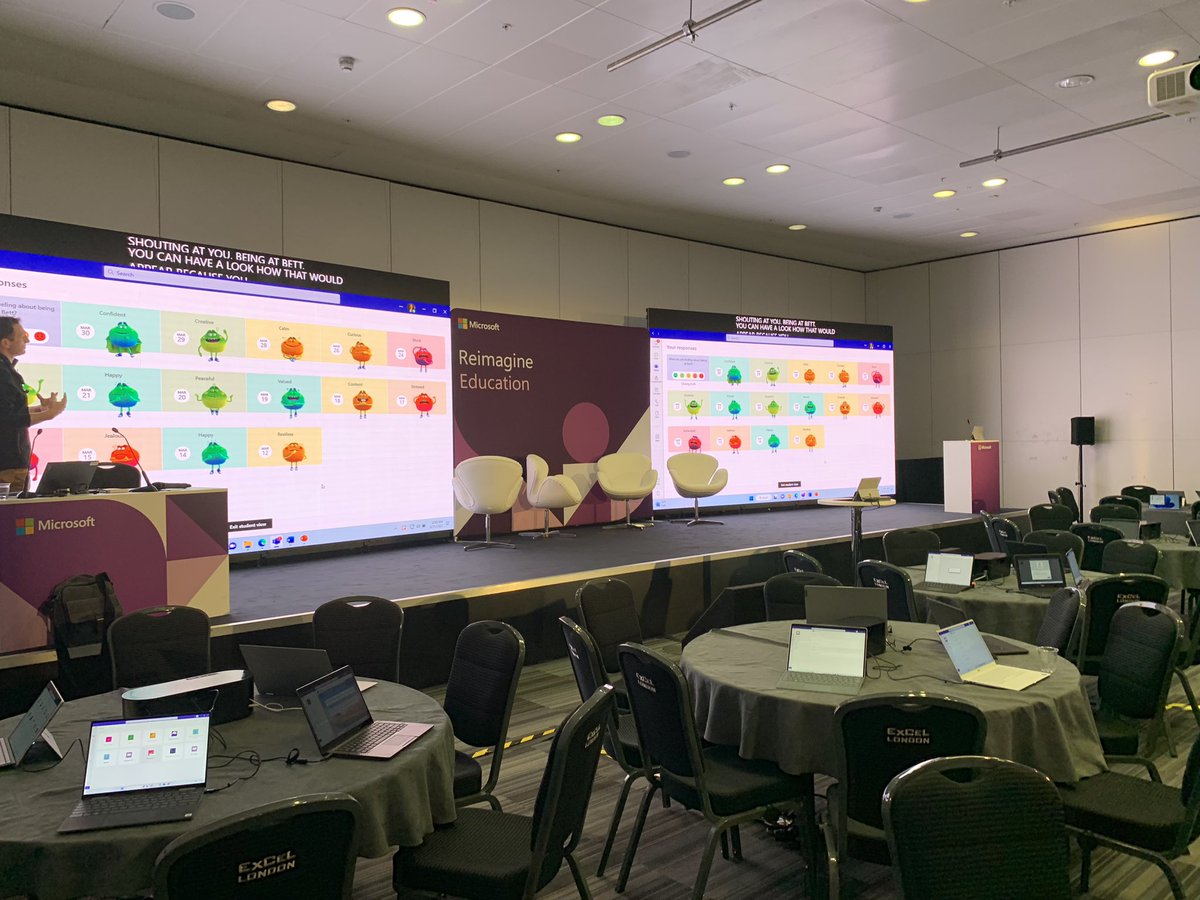 Day 3 at #Bett2023 and had fun this morning at the #MicrosoftEDU Teacher Academy presenting ‘Why Reflect’  about the incredible Reflect app in Microsoft Teams.

<a href="/MicrosoftEDU/">Microsoft Education</a> <a href="/XMALearning/">The XMA Learning Team</a> 
#TeamMIEEScotland
