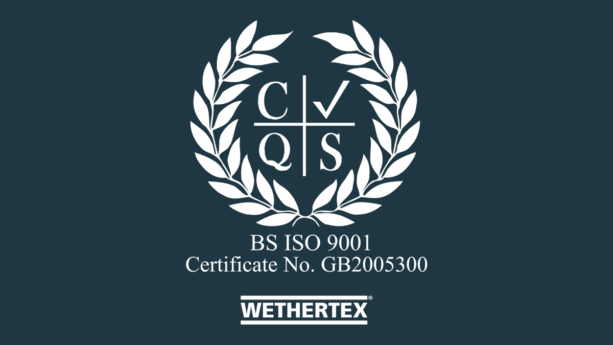 Here at Wethertex, we’re proud to be certified with ISO 9001 for the quality management systems in the development, manufacture and distribution of exterior paints and coatings.

For more info on our accreditations: ow.ly/XEPG50Nce6A