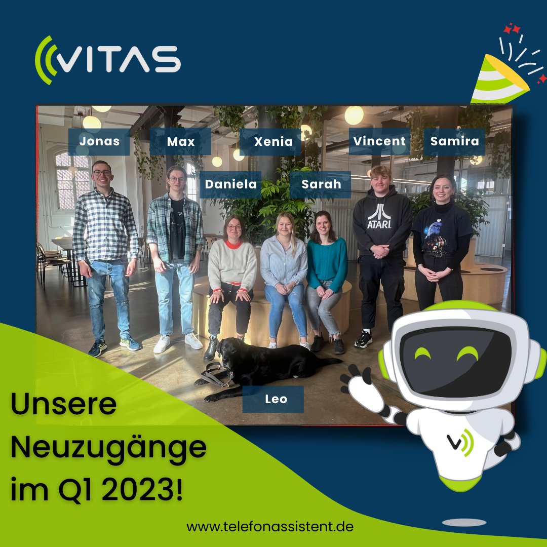 VITAS | Der Telefonassistent für alle Unternehmen tweet media