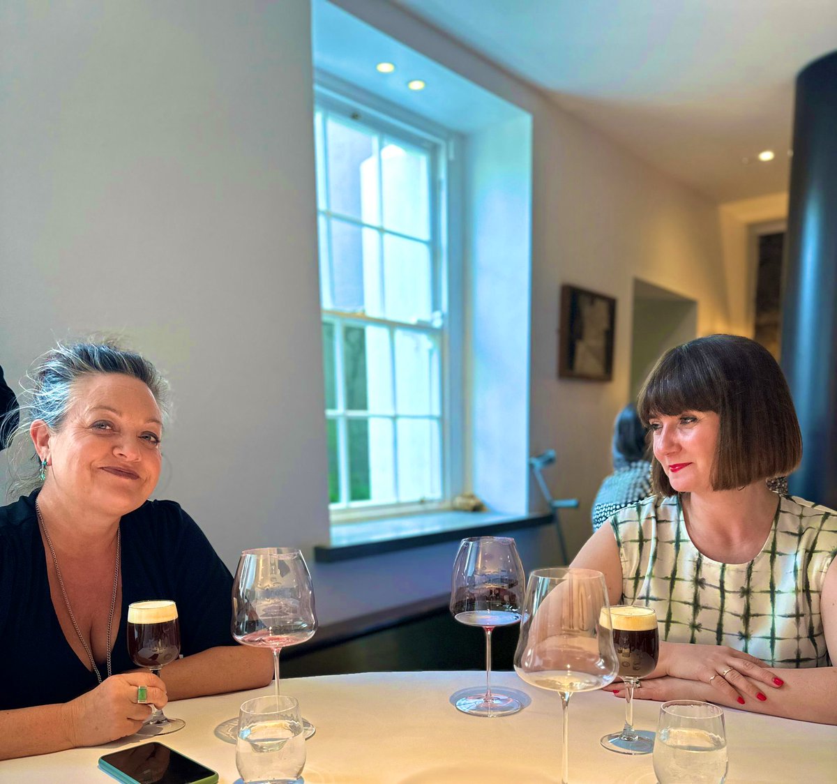 OrlaDukes's tweet photo. A splendid afternoon yesterday spent with the best people @ChapterOneByMV, and what a cracking lunch - so good in every detail. Impeccable, elegant and delicious 🤩 https://t.co/39t9sIVcI1
