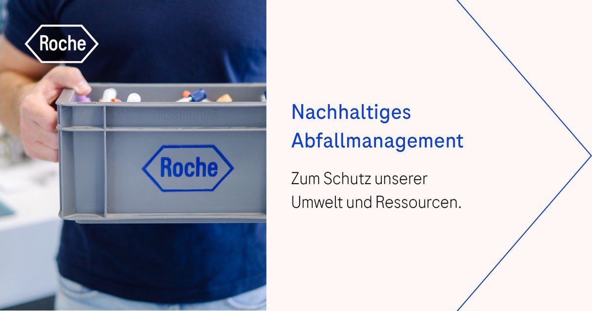 Abfallvermeidung und - recycling werden bei Roche groß geschrieben: Seit 2015 konnten wir unsere Menge an Restmüll um ein Viertel reduzieren - aber das reicht noch nicht! Was wir außerdem zum Schutz der Umwelt machen: 
go.roche.com/Umwelt@Roche
#DamitWasBleibt