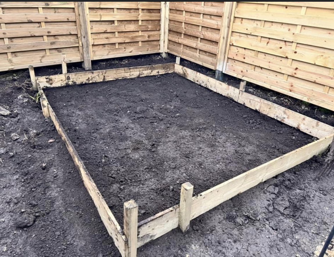 If you wondered how life is going in sunny North Yorkshire - I just bought a cement mixer 🤦‍♀️ 😂 in other news the other half has prepped my hot tub base 😁