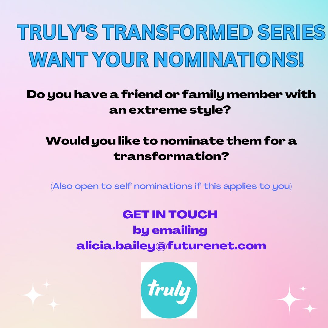 Get in touch if you want to #transform into an extreme style! Email alicia.bailey@futurenet.com