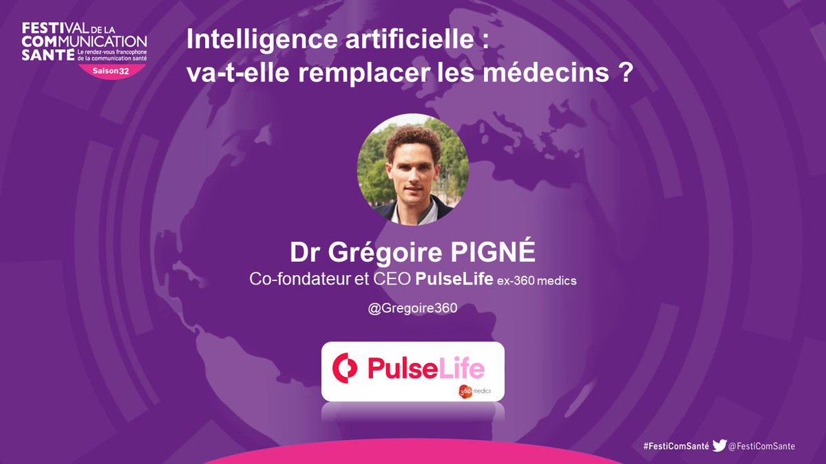 Festival de la Communication Santé (@festicomsante) on Twitter photo 🗨️ #Festicomsanté - Speed Vision
🎯 L’intelligence artificielle au service des #soignants
✅Dr Grégoire Pigné <a href="/Gregoire360/">Grégoire Pigné</a> @360medics_it
#IA #comsanté #hcsmeufr 🗨️ #Festicomsanté - Speed Vision
🎯 L’intelligence artificielle au service des #soignants
✅Dr Grégoire Pigné <a href="/Gregoire360/">Grégoire Pigné</a> @360medics_it
#IA #comsanté #hcsmeufr