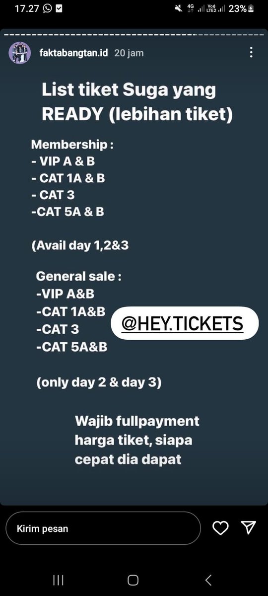 jimin_jagoanku's tweet image. ❗️HELP RT ❗️
⚠️scammer alert ⚠️
Scammer AgustD Cat 5 
BRI 4830 0102 3649 539 a/n kornel 

Kronologi : Awalnya lagi nyari tiket konser dan ngeliat akun jastip dia di faktabangtan.id dan Ya mesen seperti biasa nah dah tau harga langsung tf full pay tapi lupa nanya jaminan