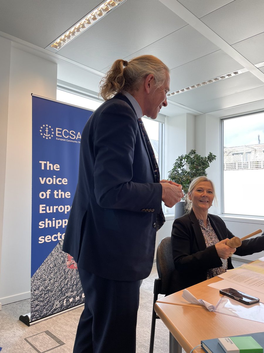 blhenriksen's tweet photo. Since January @AnneWTrolle is the Chair of @EU_shipping Social Affairs Committee.

This week I had the luck to be present at the first physical meeting and Sectoral Social Dialogue with @ETF_Europe and @DG_Employment

Good dialogues ahead 🇪🇺👍

#HeroesOfTheSea 🦸‍♀️🦸‍♂️🚢
#EUshipping https://t.co/zOT8CwOiOy