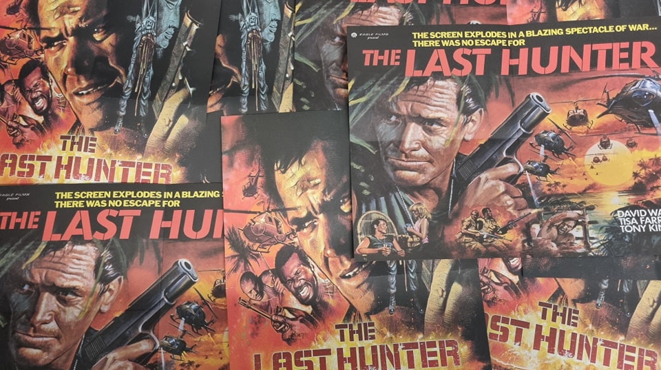 Ordering your  THE LAST HUNTER directly with us means you get your webstore exclusive reversible A3 poster featuring the original UK quad plus newly commissioned Graham Humphreys art! 

UK: treasuredfilms.co.uk/treasured-film…

INT: filmtreasures.co.uk/the-last-hunte…

#treasuredfilms #namsploitation