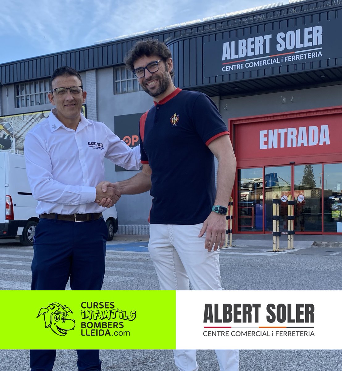 ALBERT SOLER S.A., nou patrocinador de les Curses Infantils Bombers Lleida!

Un any més, l'empresa lleidatana referència en el mercat del sector metal·lúrgic es suma a liderar aquest projecte.

#CursesInfantilsBombersLleida #LleidaEsport #AlbertSoler