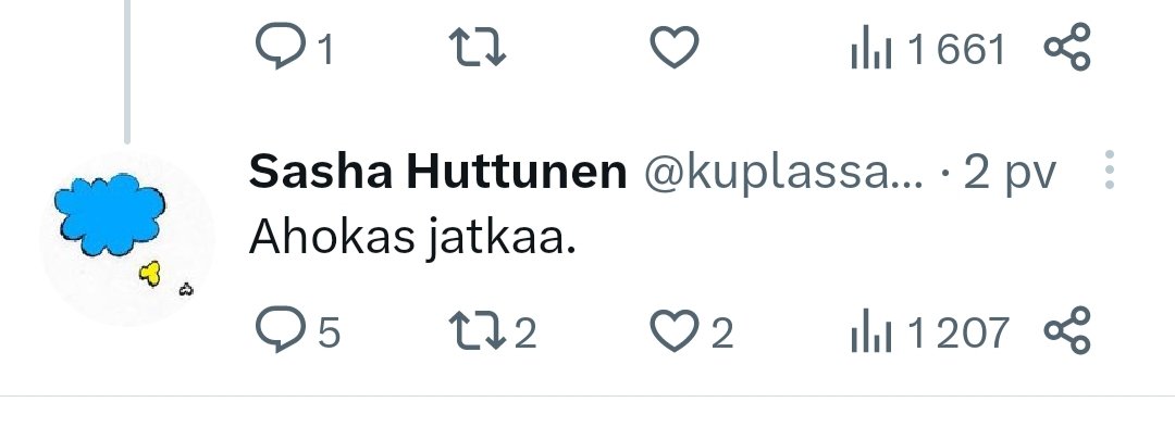 JTKokkonen's tweet photo. @kuplassasha https://t.co/oDQz2XQO7F
